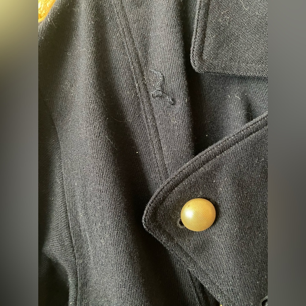 Vintage Anne Klein II Cropped Military Jacket - Picture 3 of 6